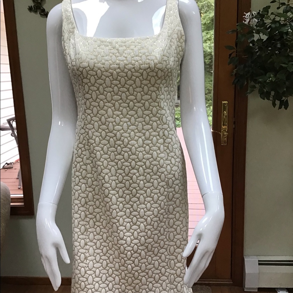 Beautiful brocaded straight line dress